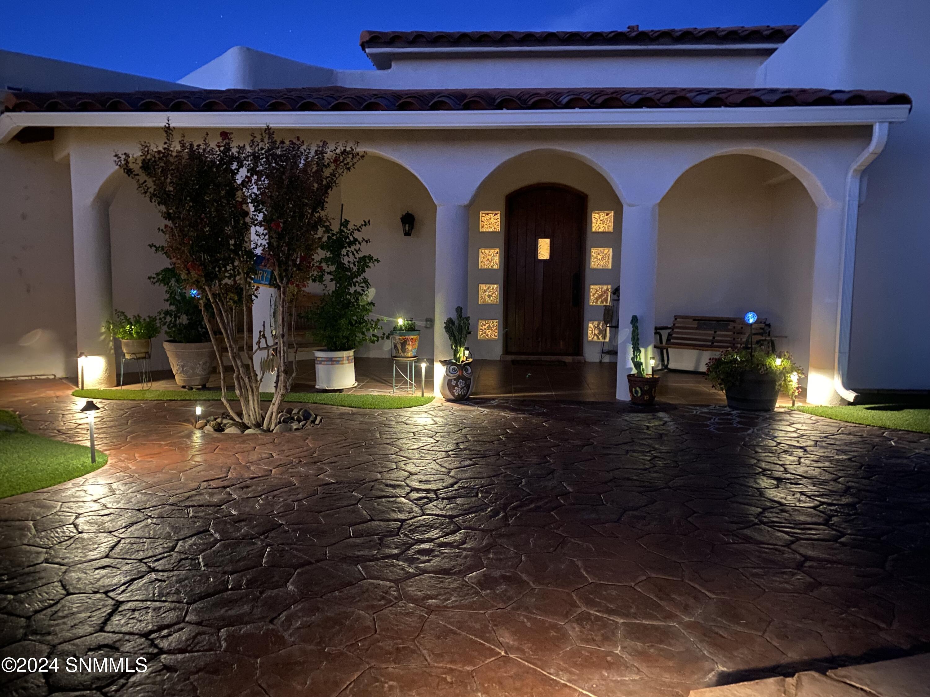 Courtyard at Night