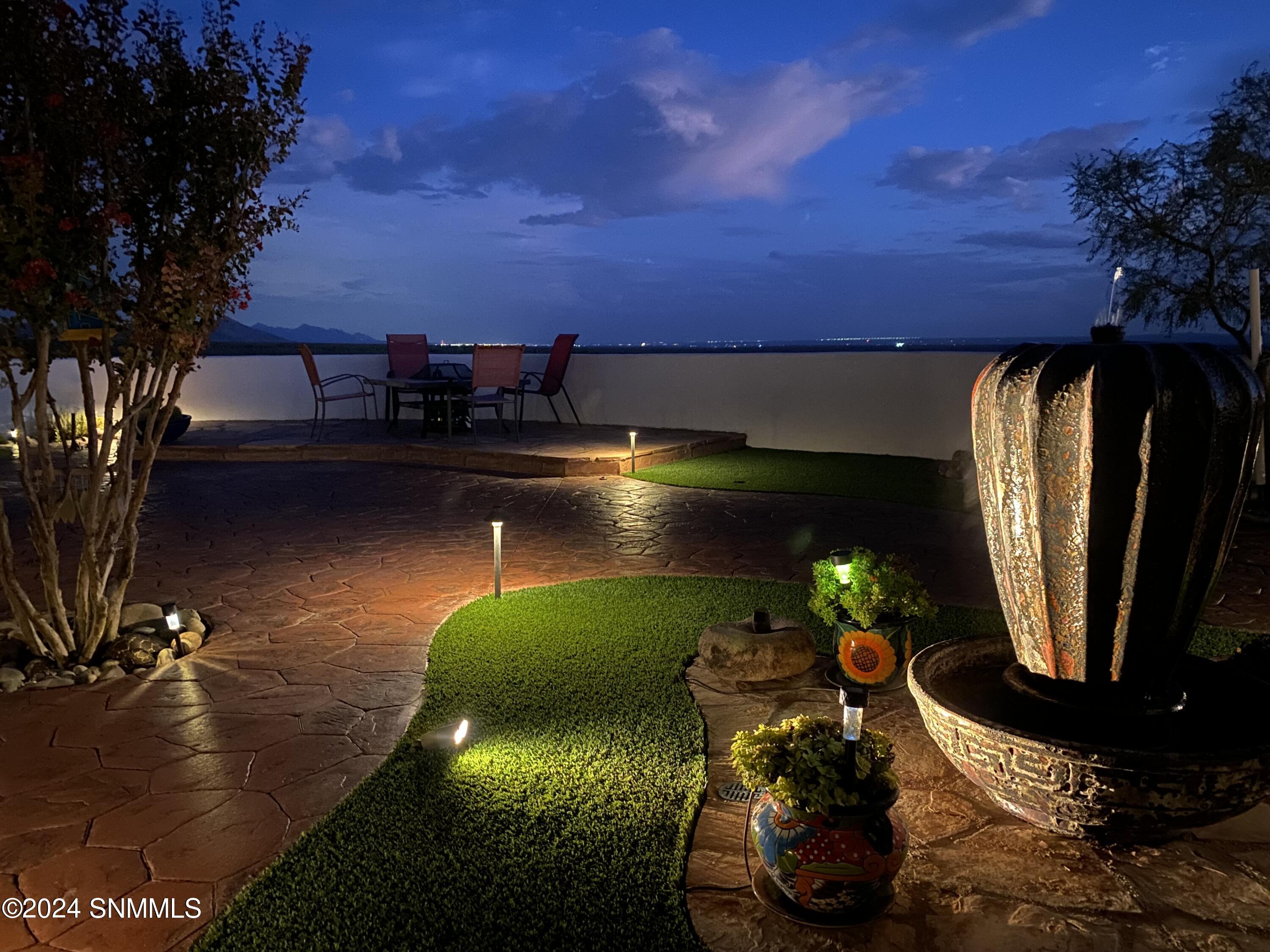 Courtyard at Night