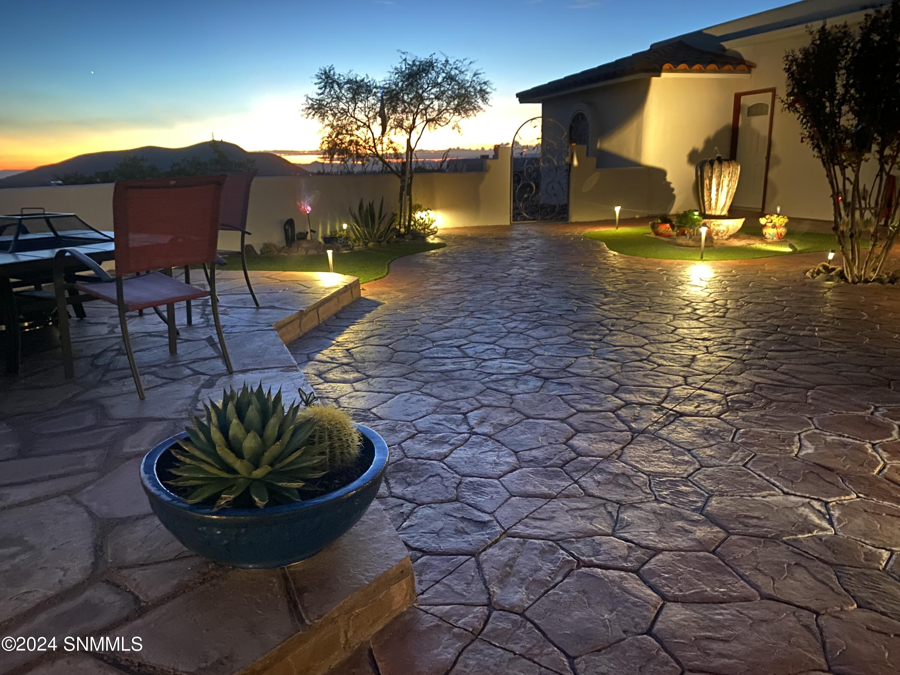 Courtyard at Night