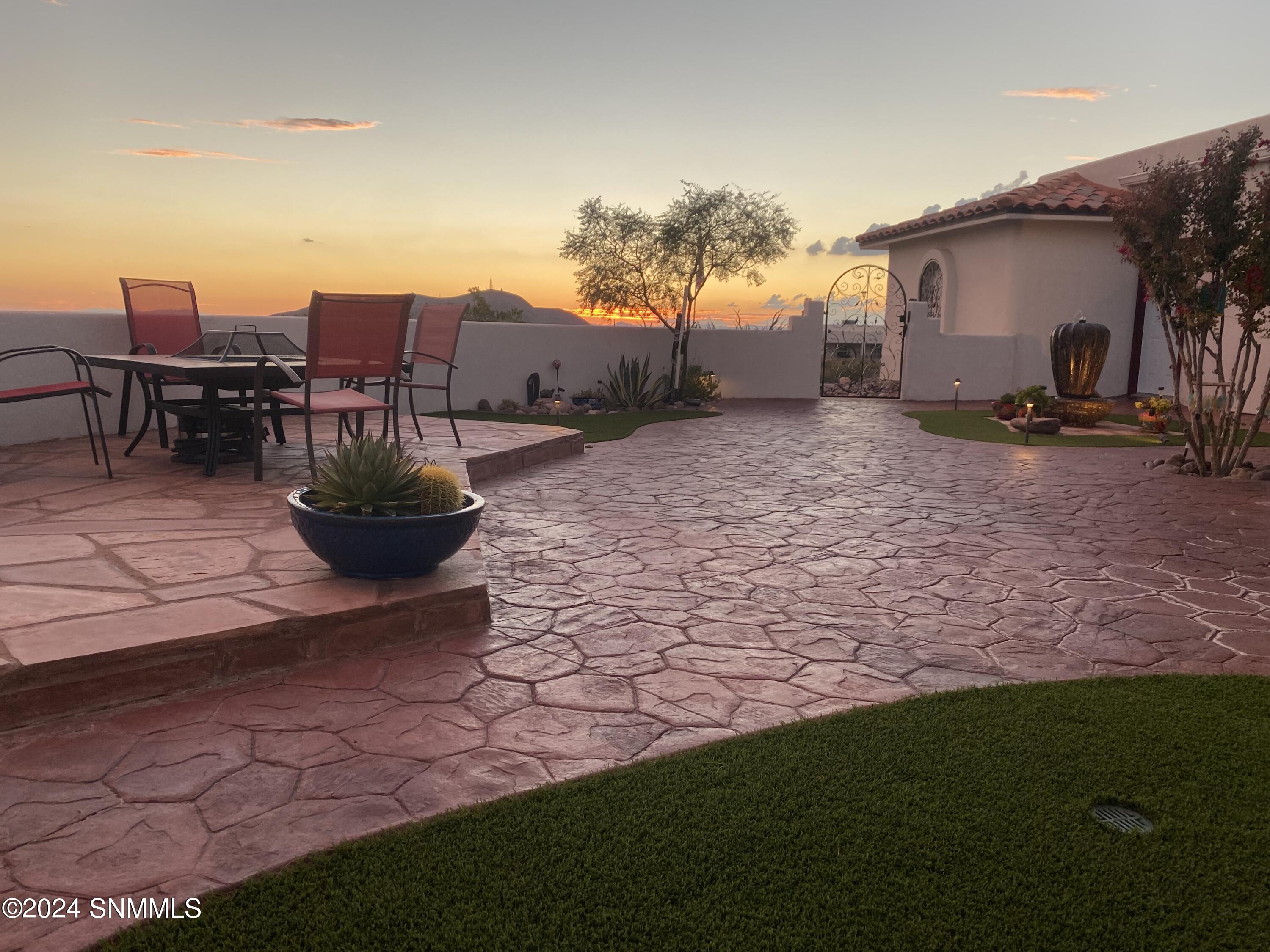 Courtyard at Dusk