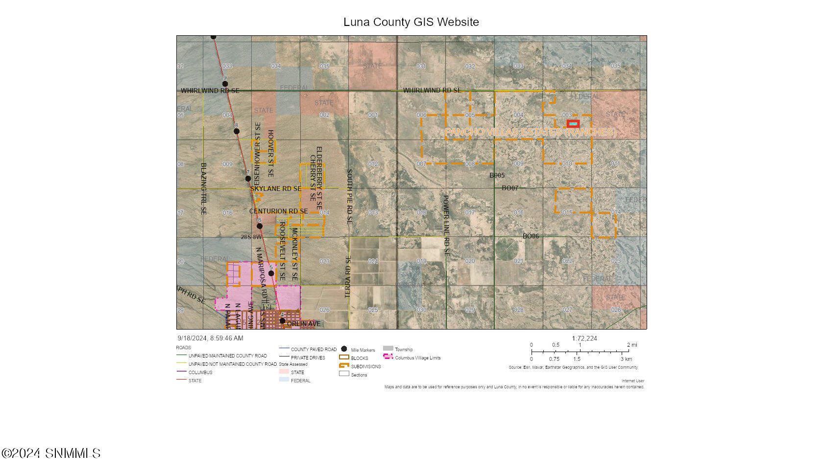 Land GIS Map