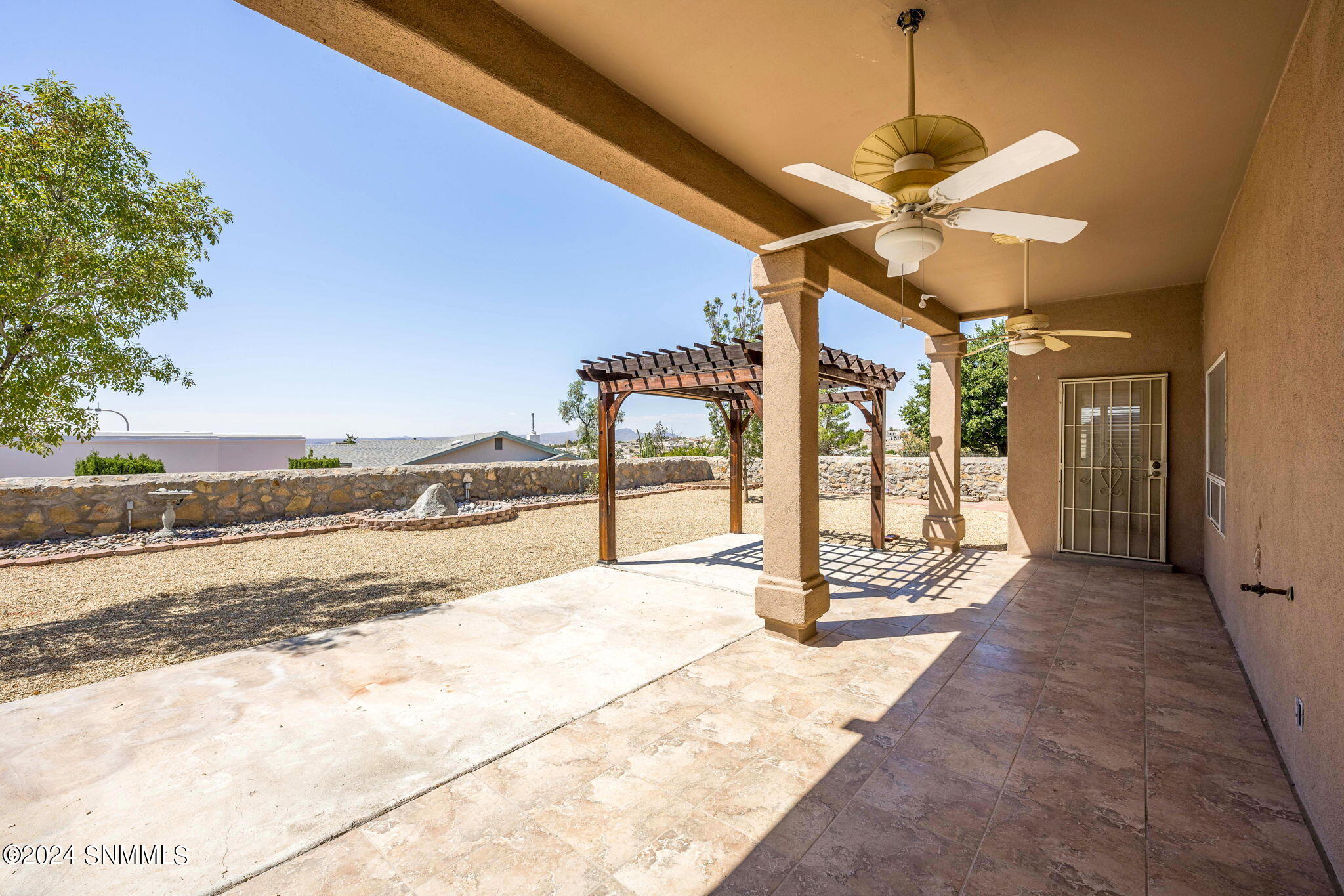 Back Patio with Pergola