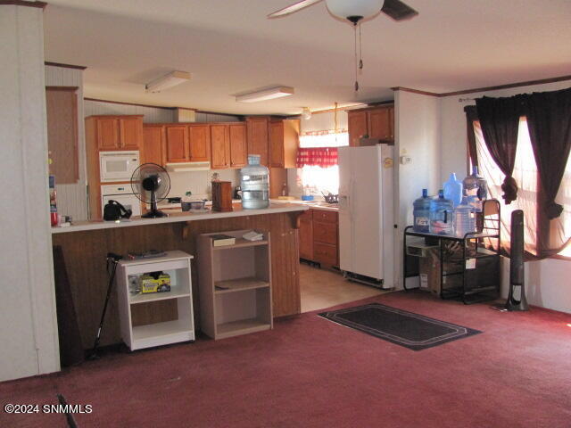 living room looking at kitchen