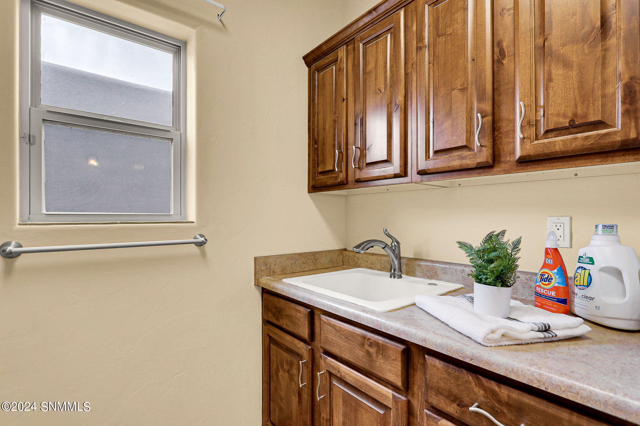 Laundry Room Storage & Folding Counter