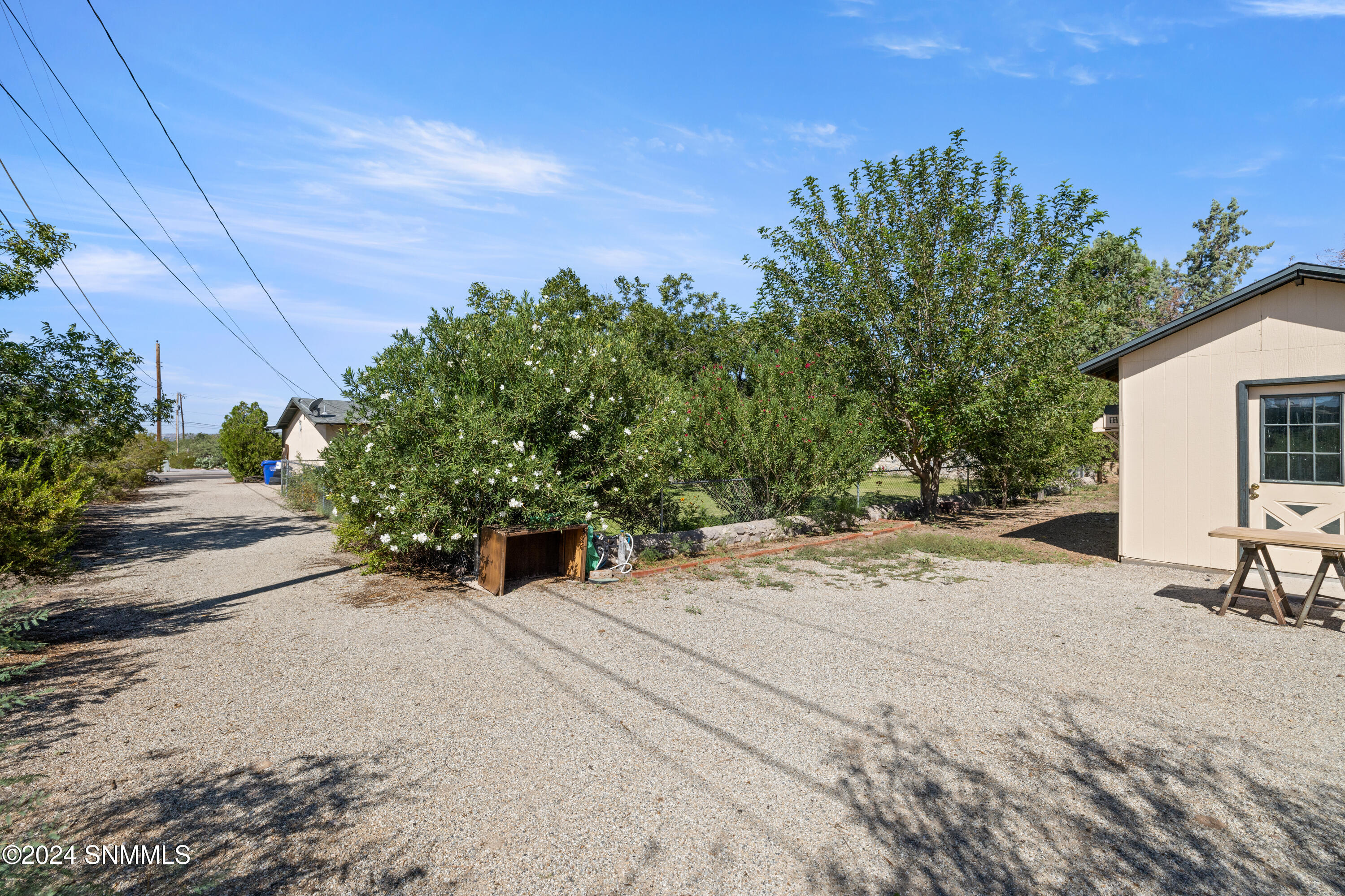 Driveway from back