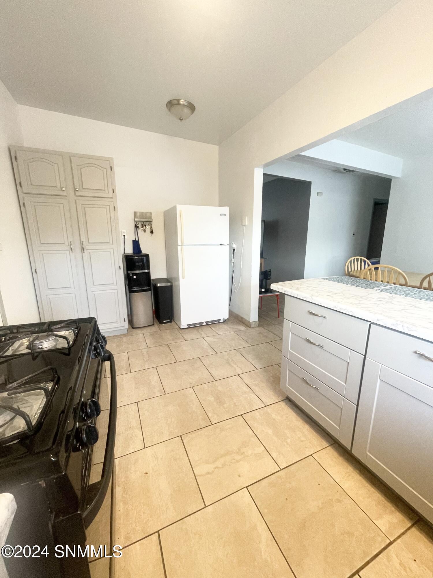 inside kitchen to pantry