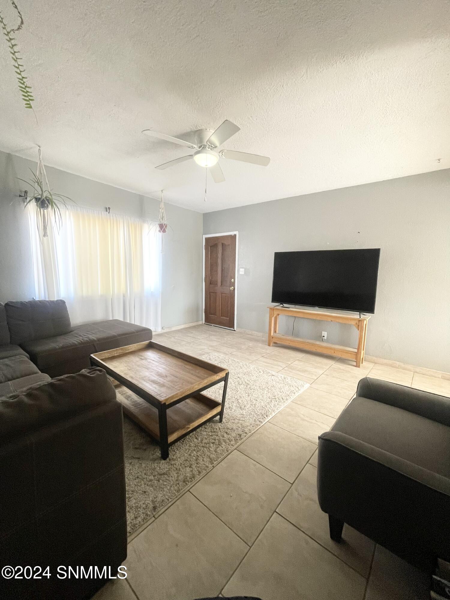 living room to front door