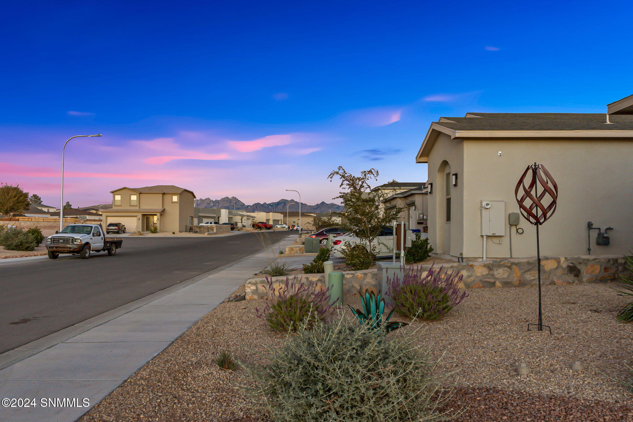 Organ Mountains from front yard