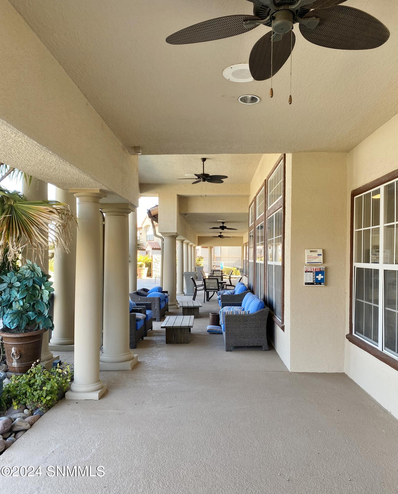 Common room patio