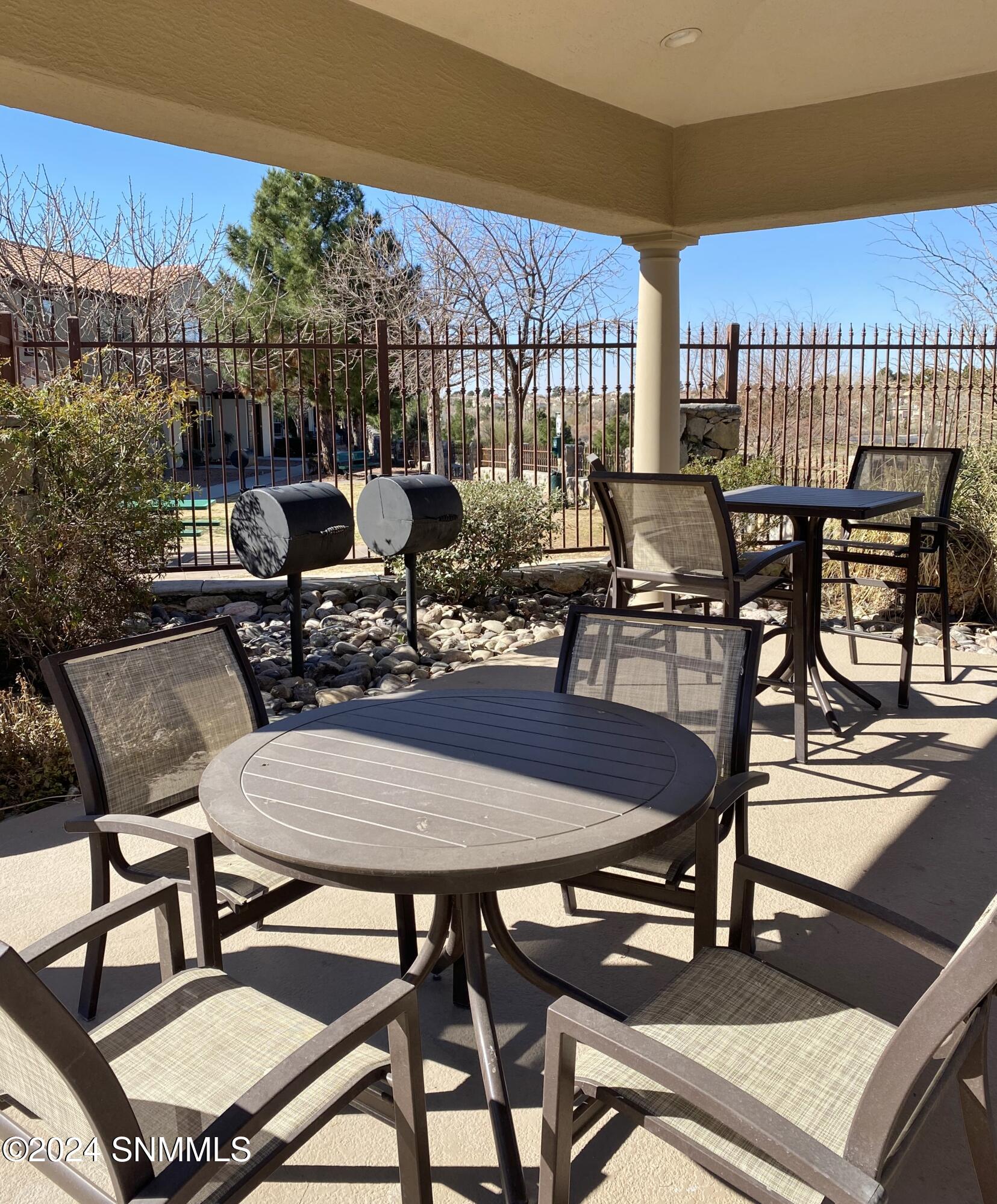 Covered gazebo and BBQ