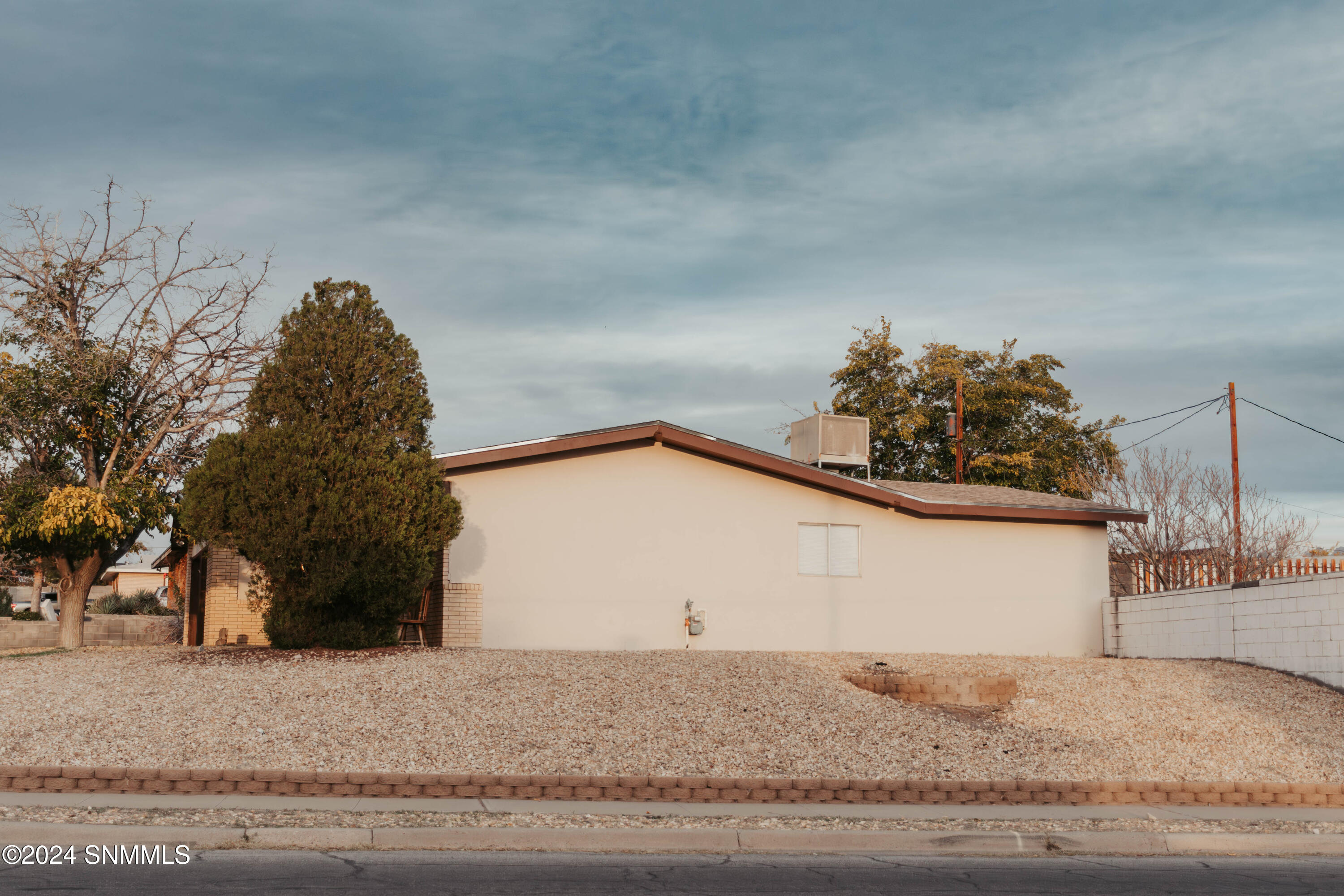 side of house by street