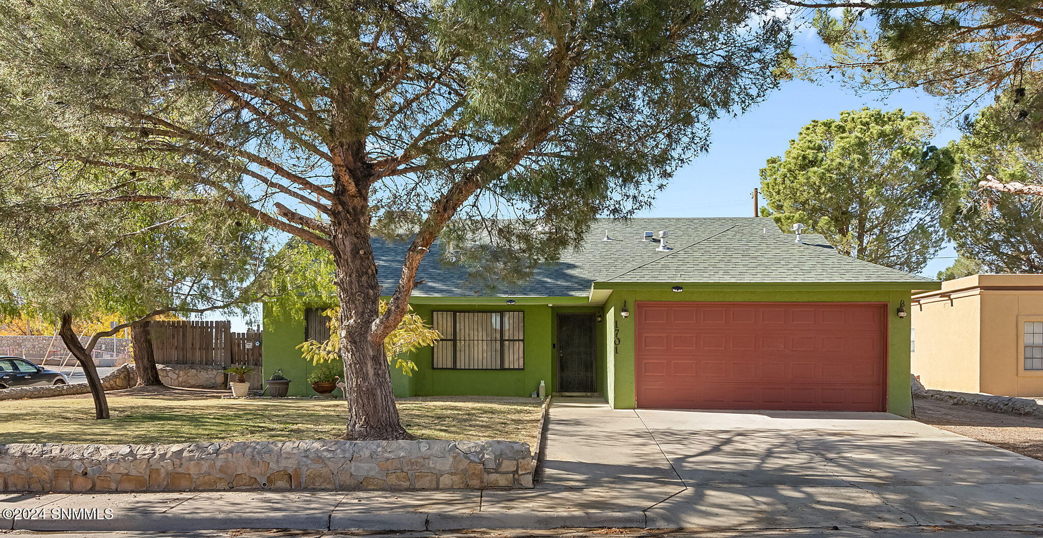 Front of the house.