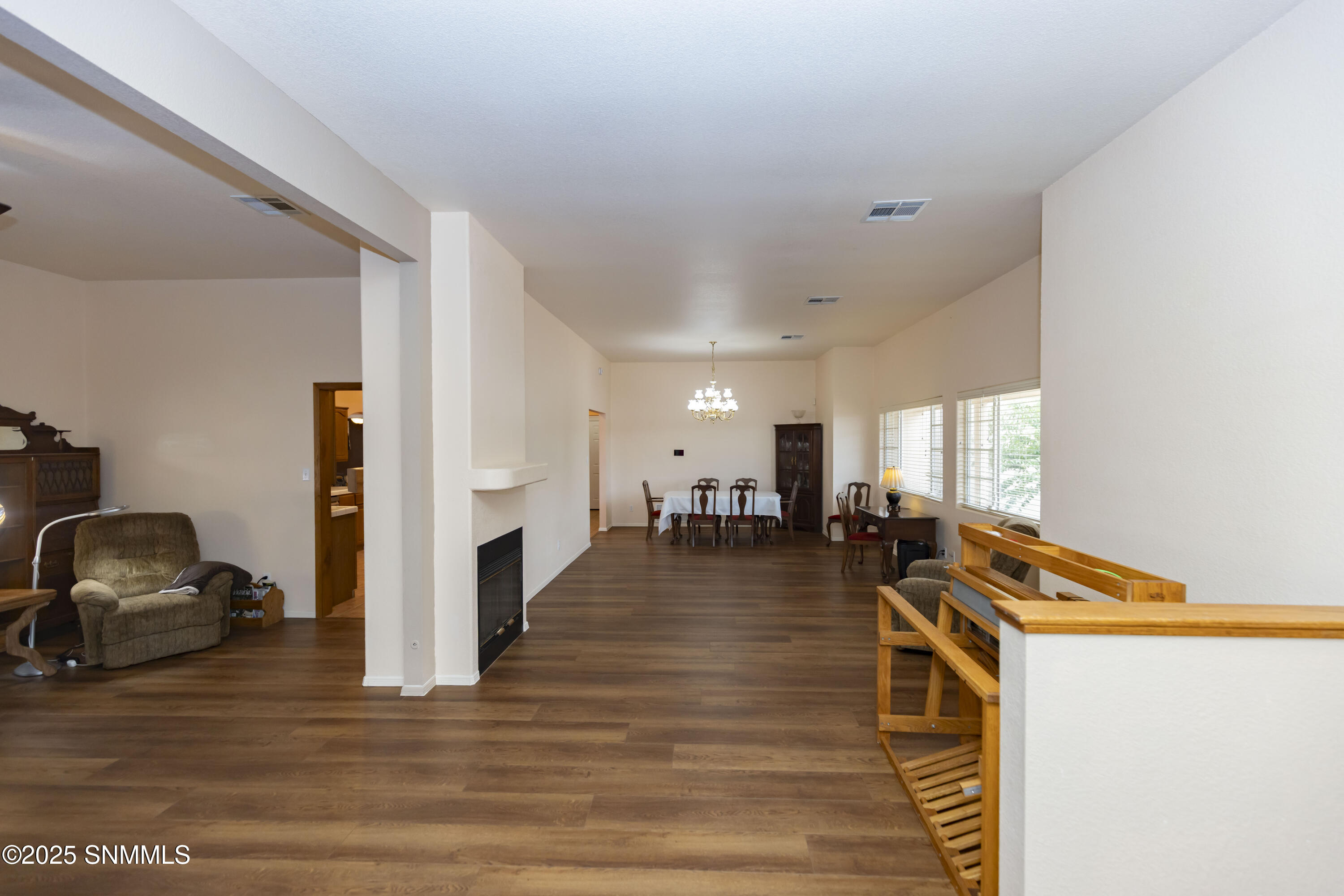 Combo dining/living space