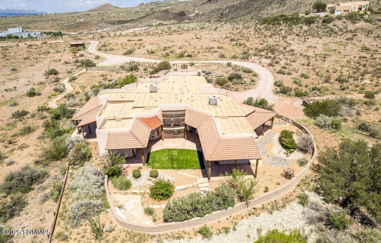 55-Aerial South Side-12 Loma Real Rd