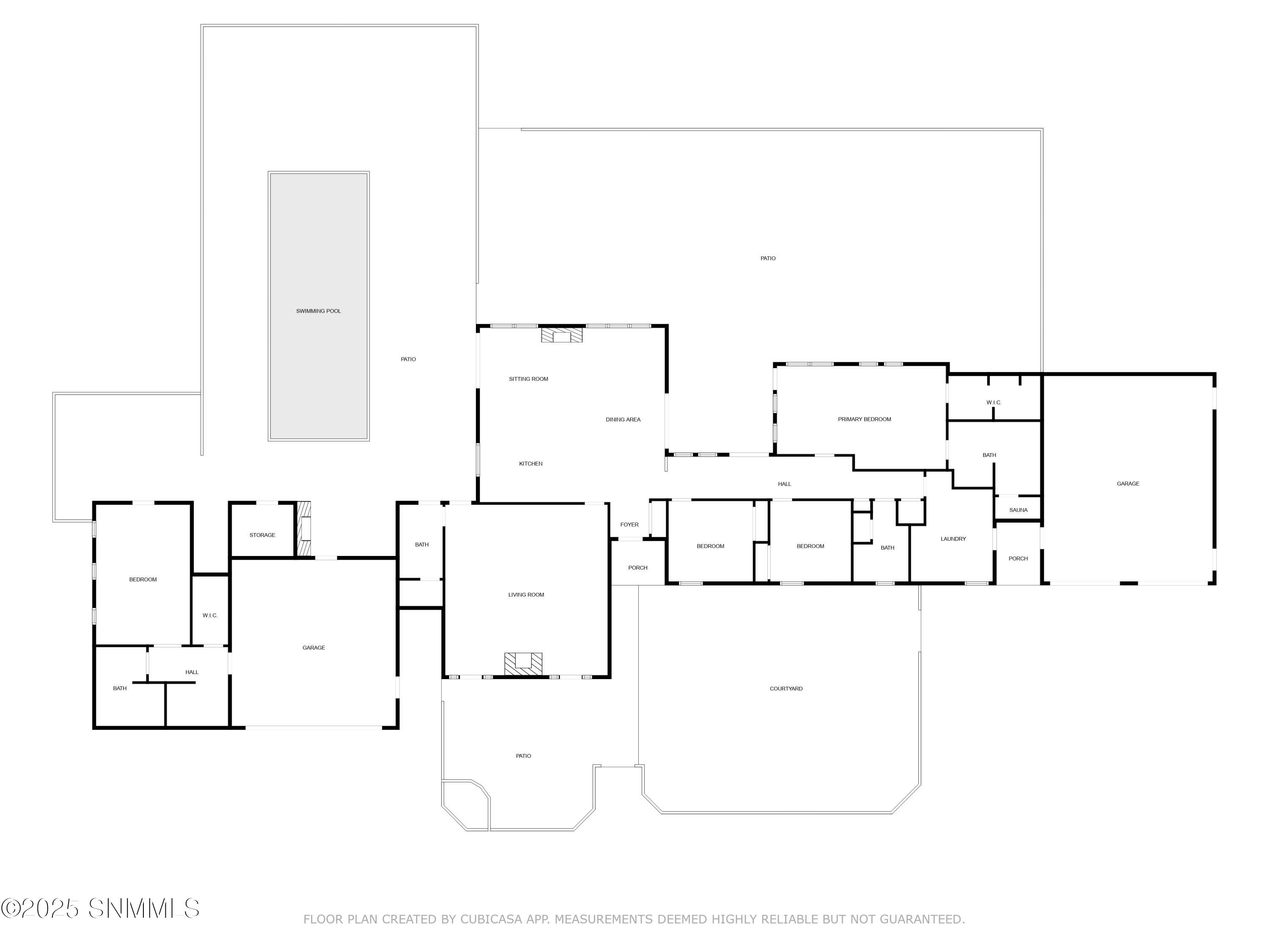 2D Floor Plan for 3070 Estrada Road