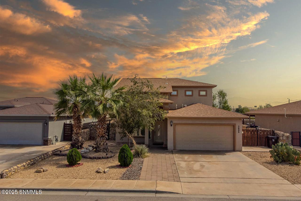 123_1 Front Elevation at Dusk