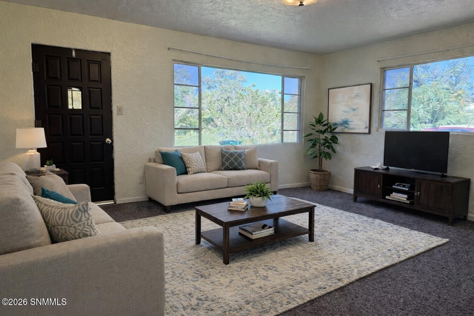 Living Room Virtual Staged