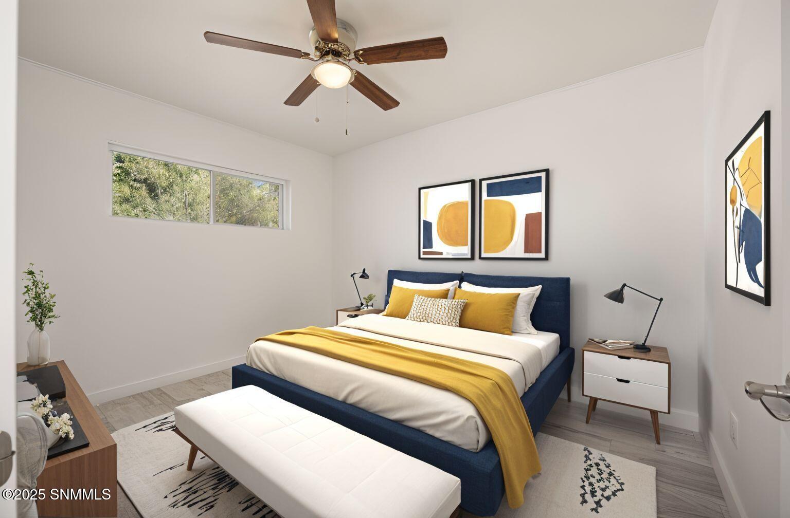 Walden third bedroom virtually staged