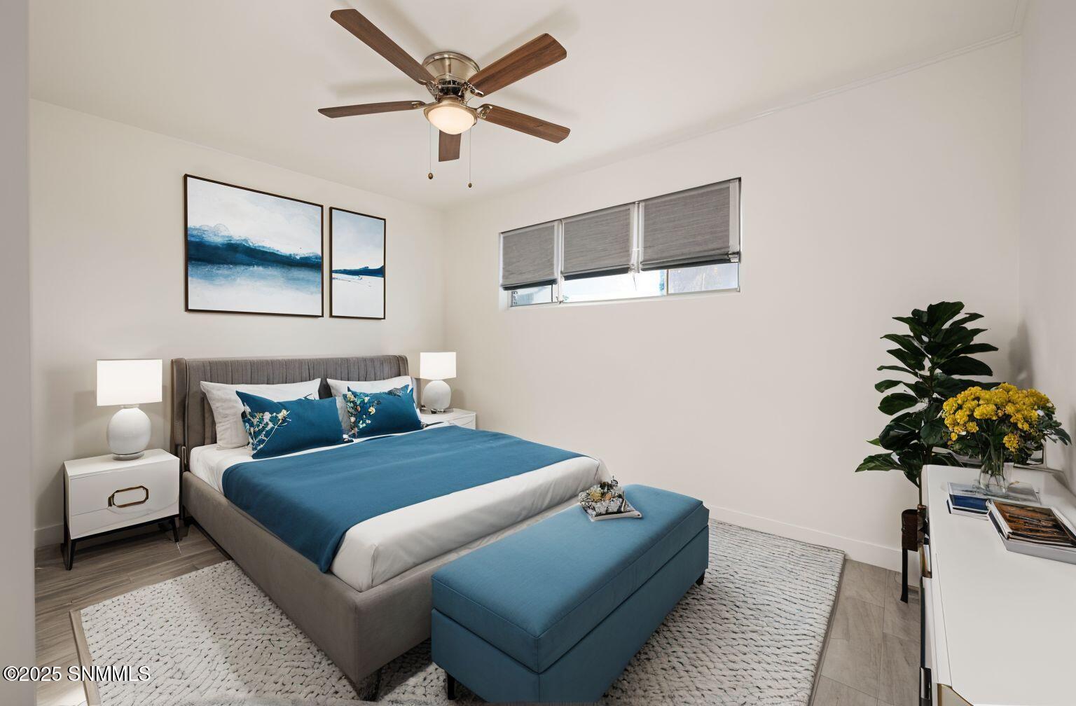 Walden second bedroom virtually staged