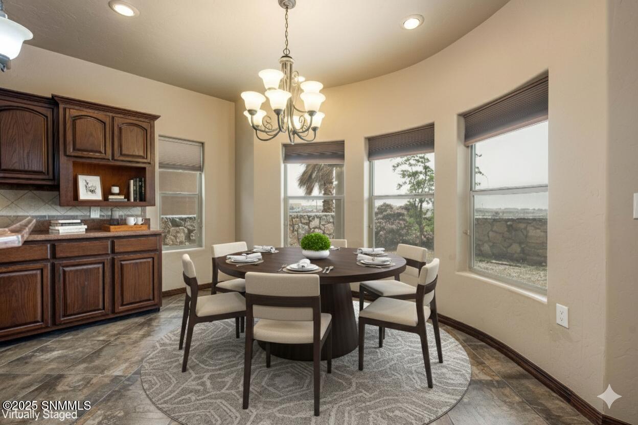 Virtually Staged Breakfast Nook