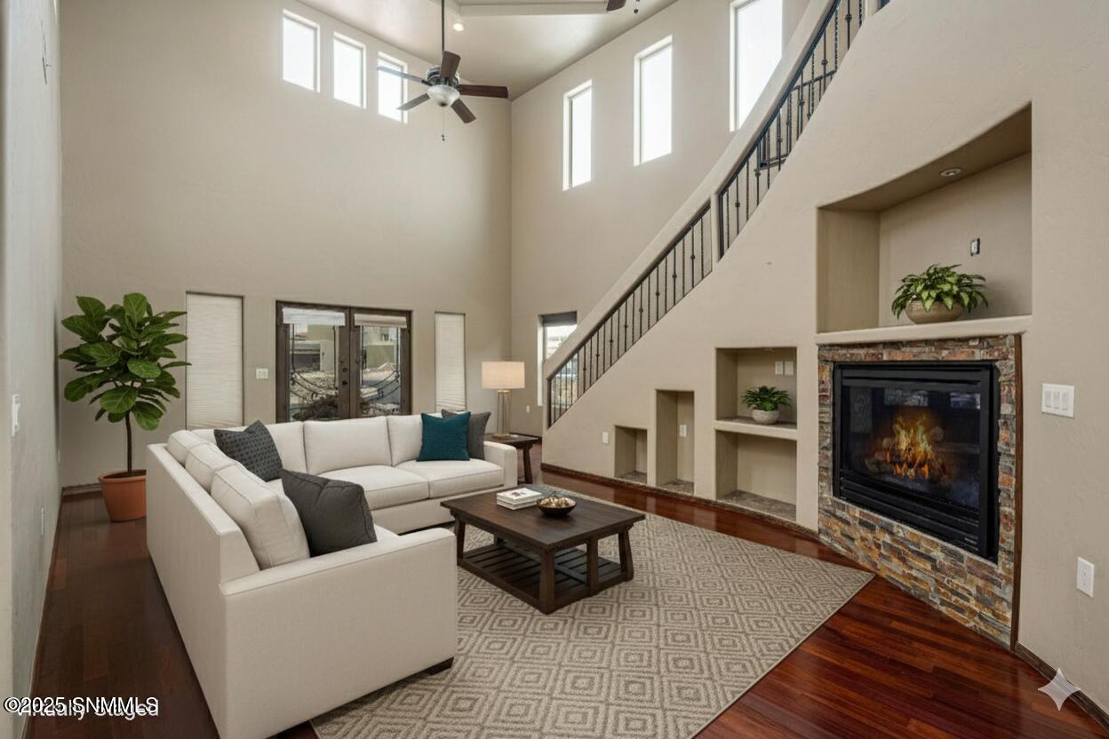 Virtually Staged Living Room