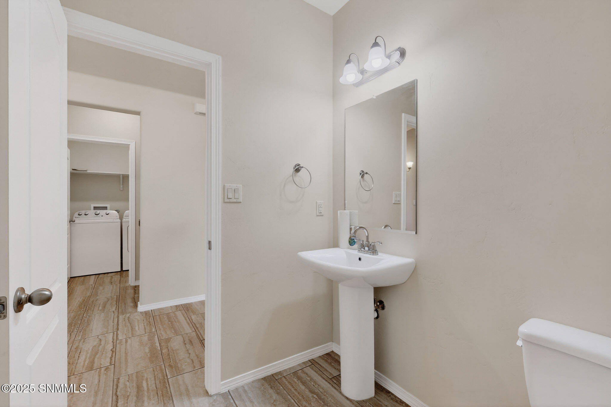 First floor half bath