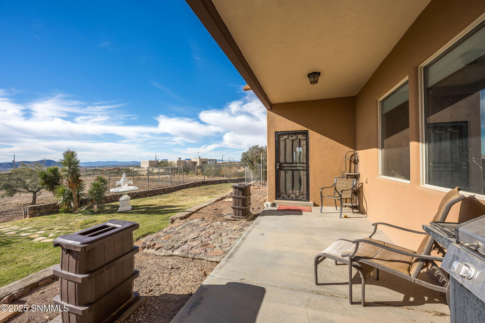 Back Patio West Facing