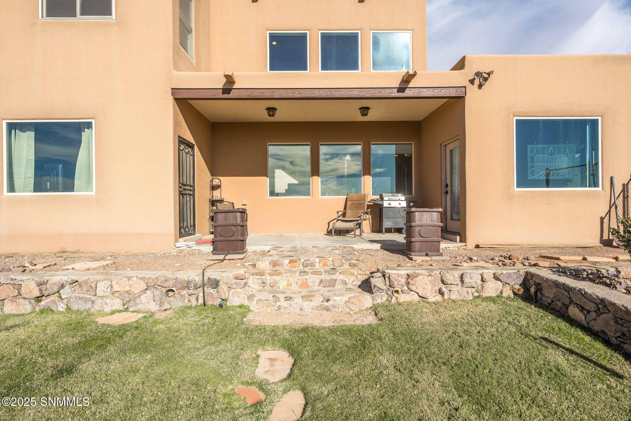 Back Patio West Facing