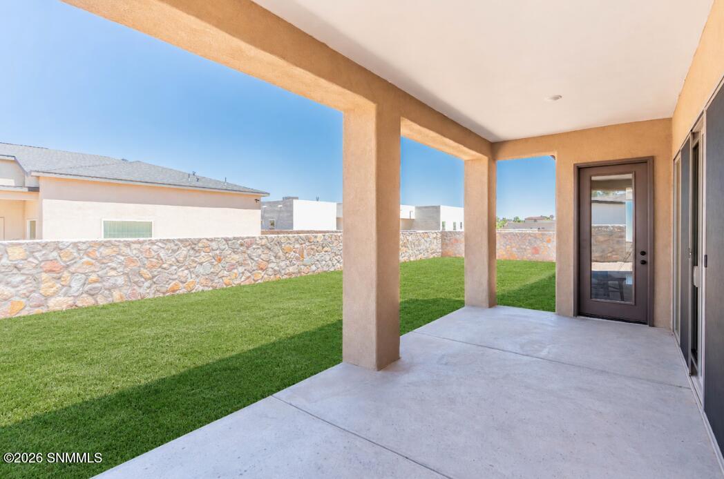 Covered Back Patio
