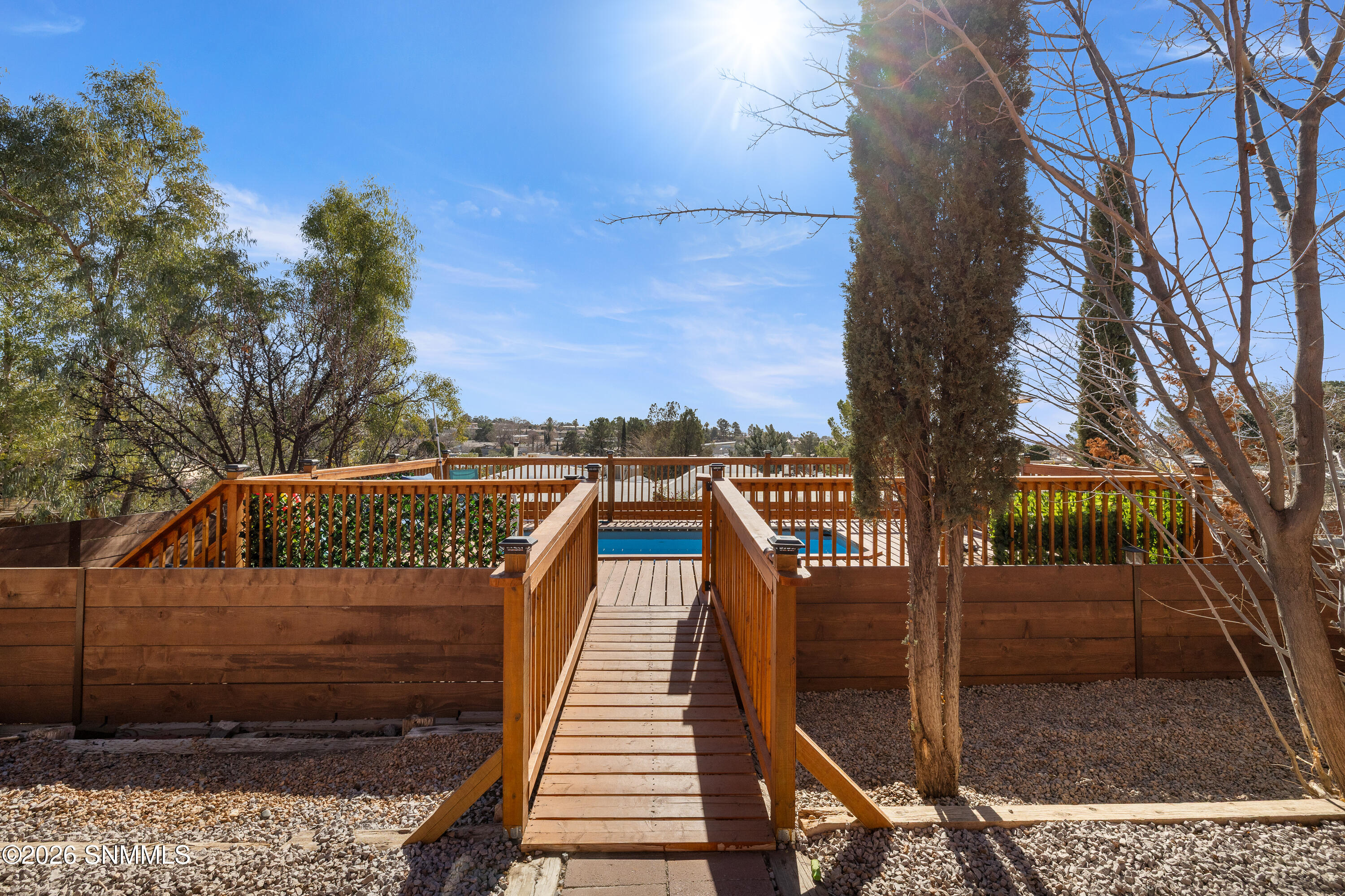 Elevated Pool Deck Outdoor Living
