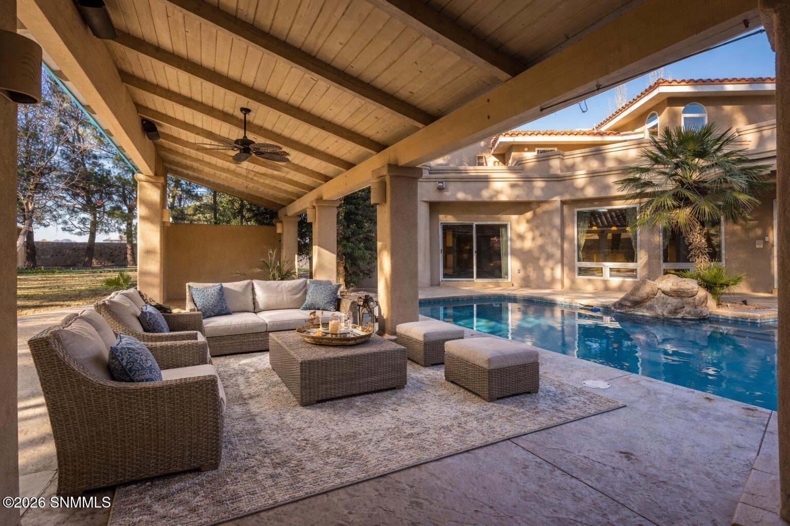 Mcdowell patio virtually staged