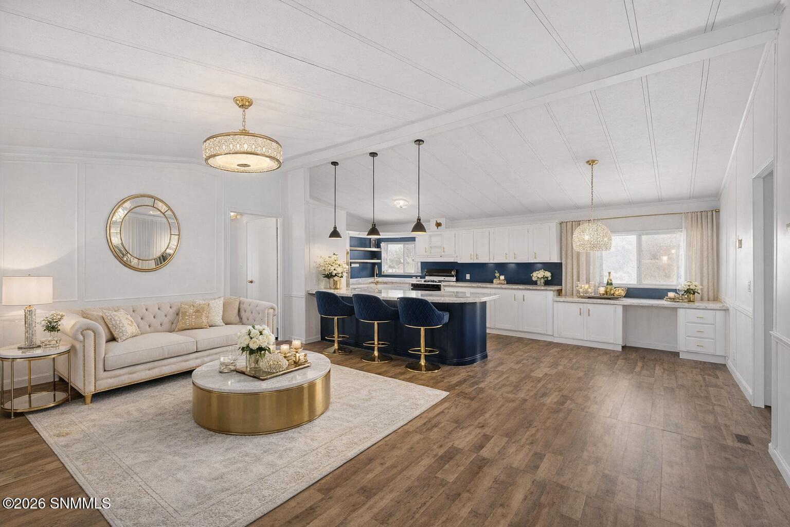 Living Room Virtual Staged