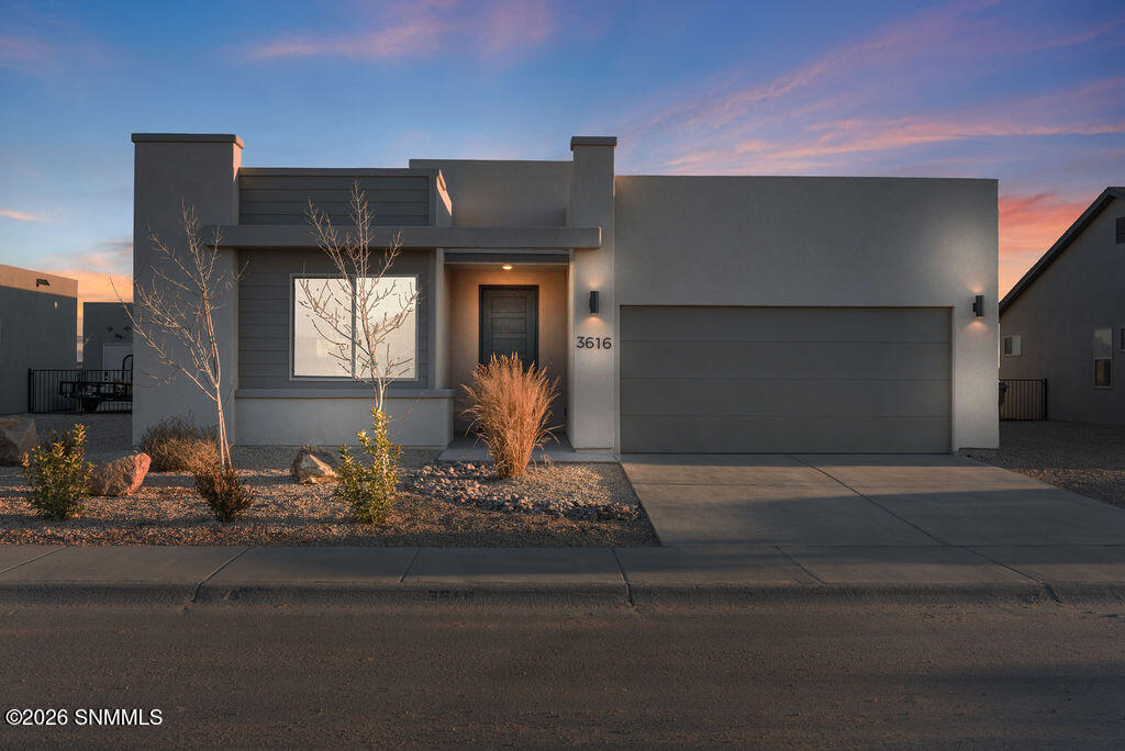 Front of home at Sunset