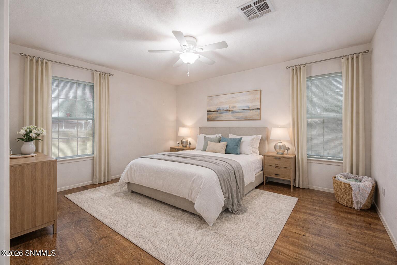 La Plata third bedroom staged