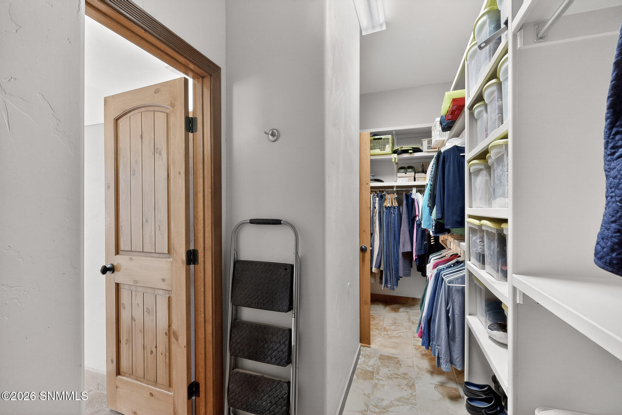 Primary walk in closet