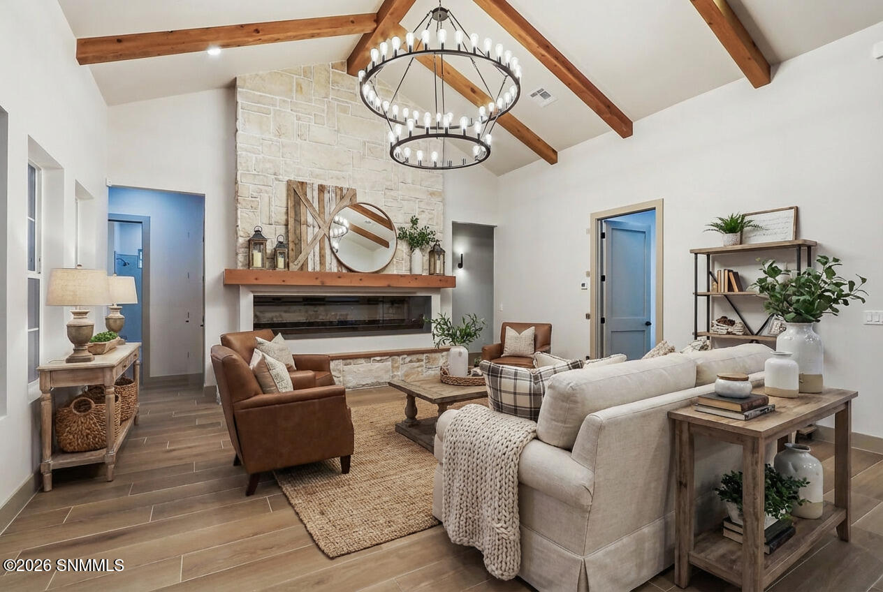 Living area farm modern