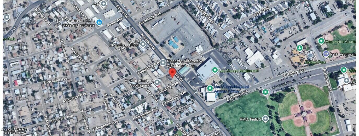 701 n solano Aerial Map