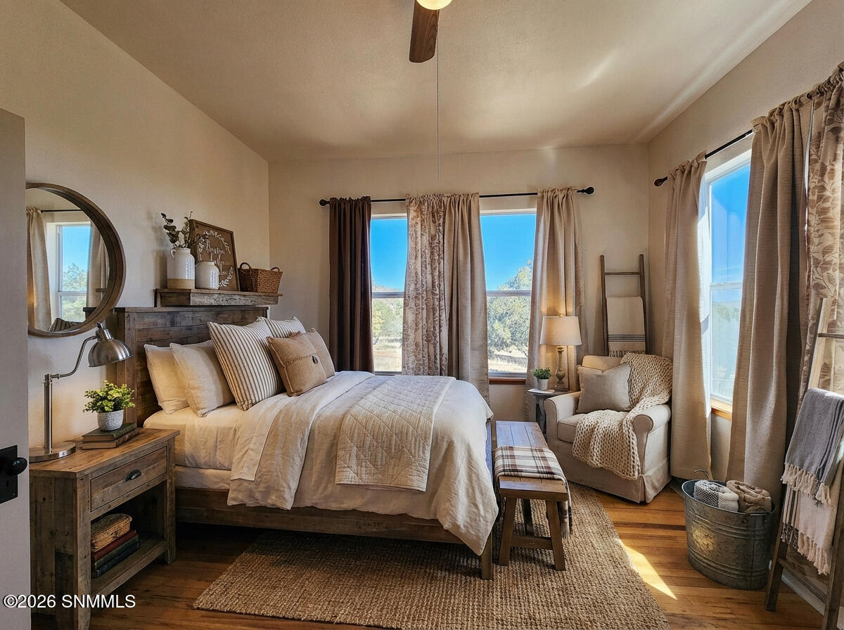 Primary Bedroom Virtually  Staged