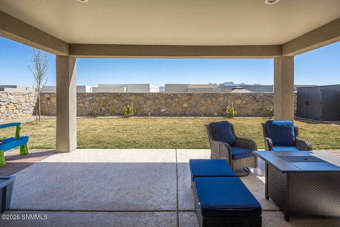 38 - Rear Yard from Patio - 6516 Blackbi