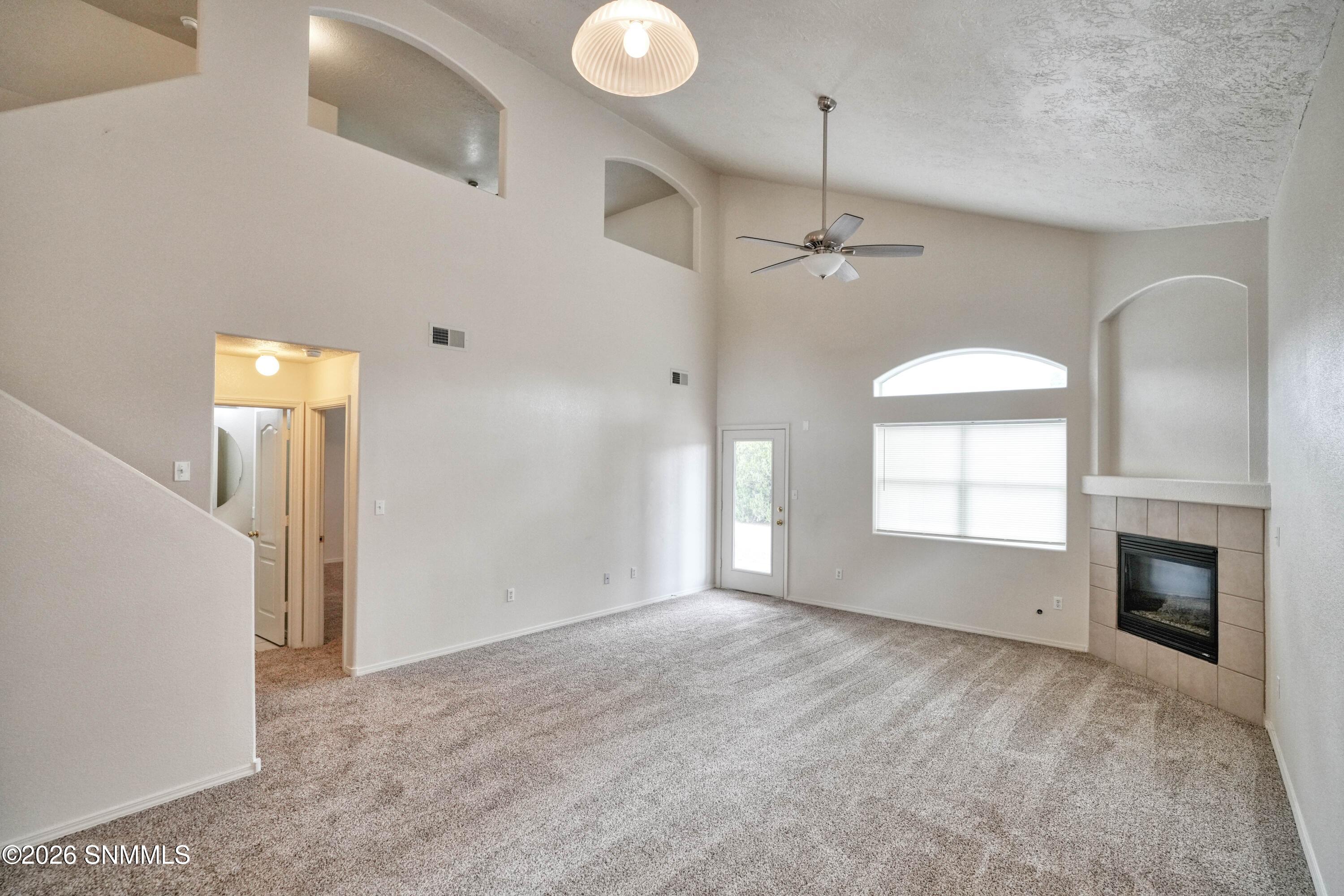 view of the living room from dining room