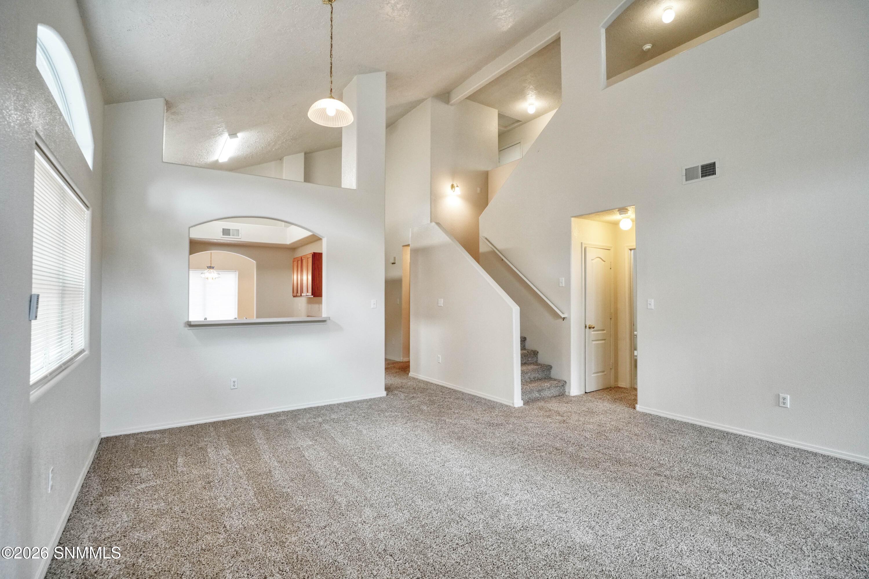 view of the dining room from living room