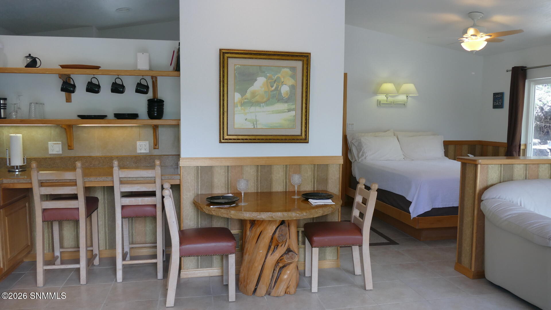 mitchell kitchen dining living and bedro