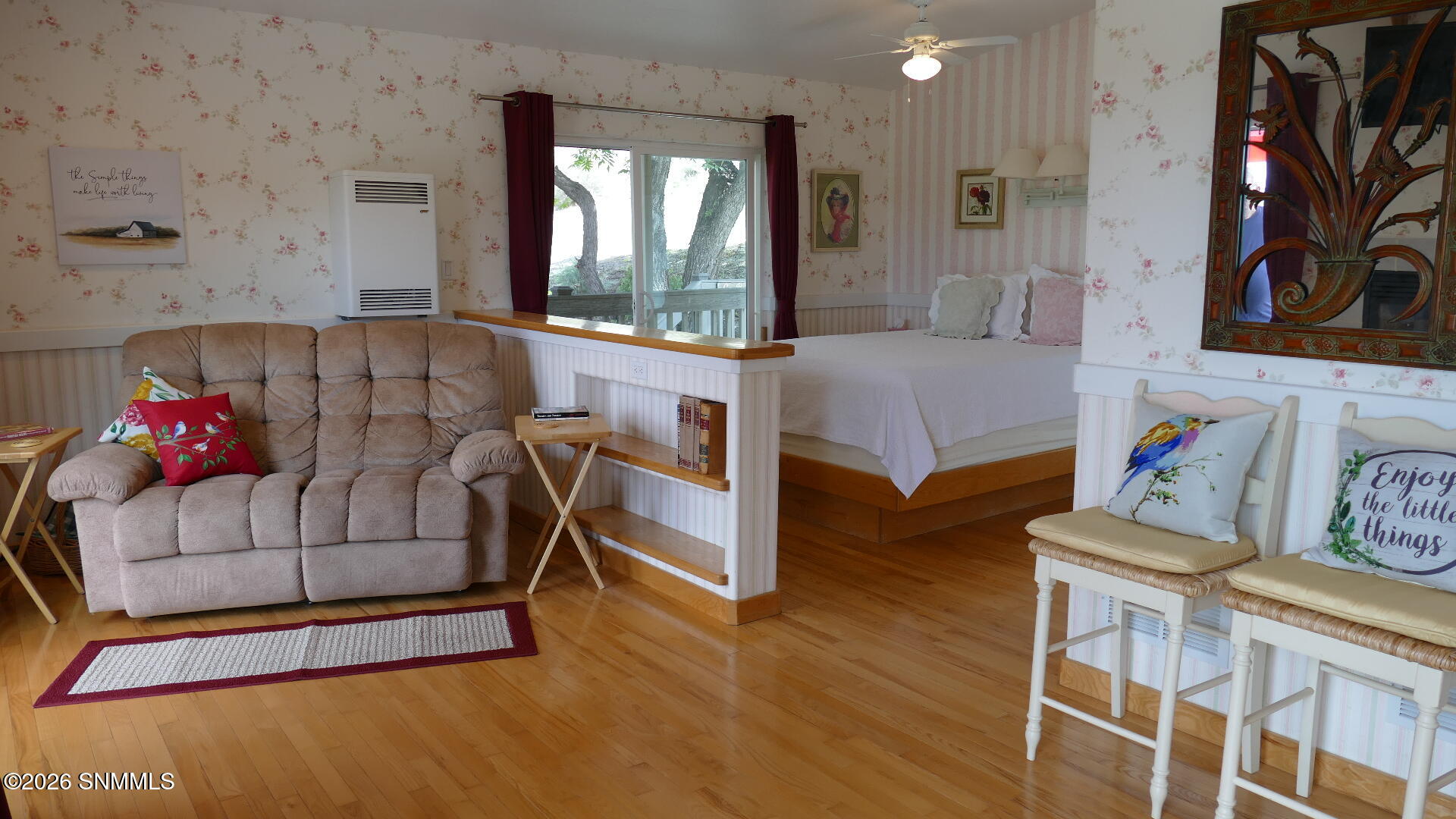 lottie deno living and bedroom areas