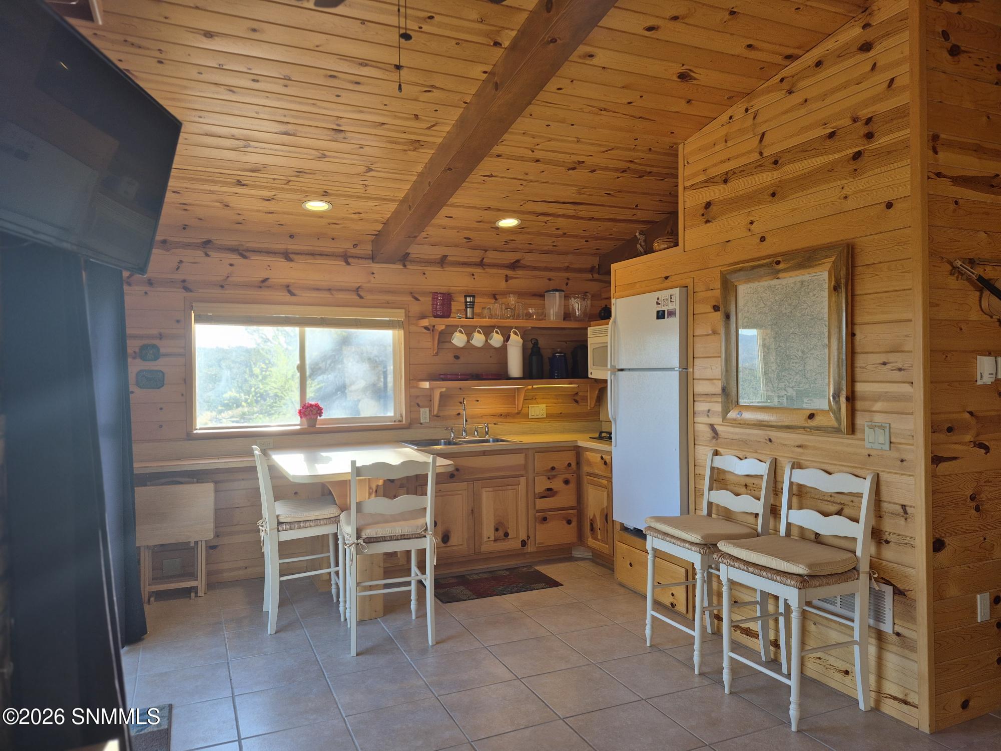 kitchen and ding area