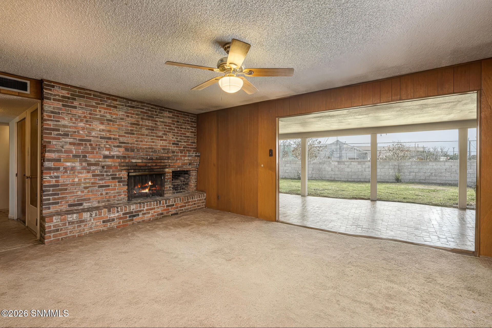 Furniture Removed - Fireplace