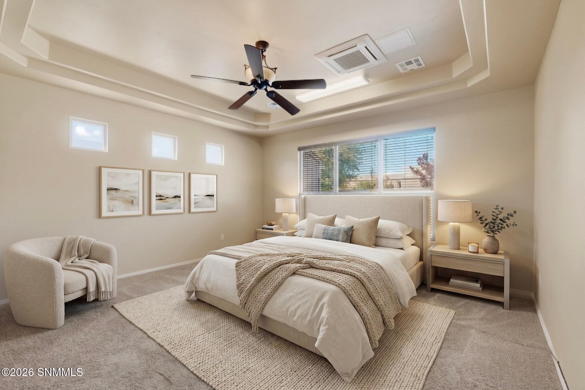 Primary Bedroom Virtually Staged