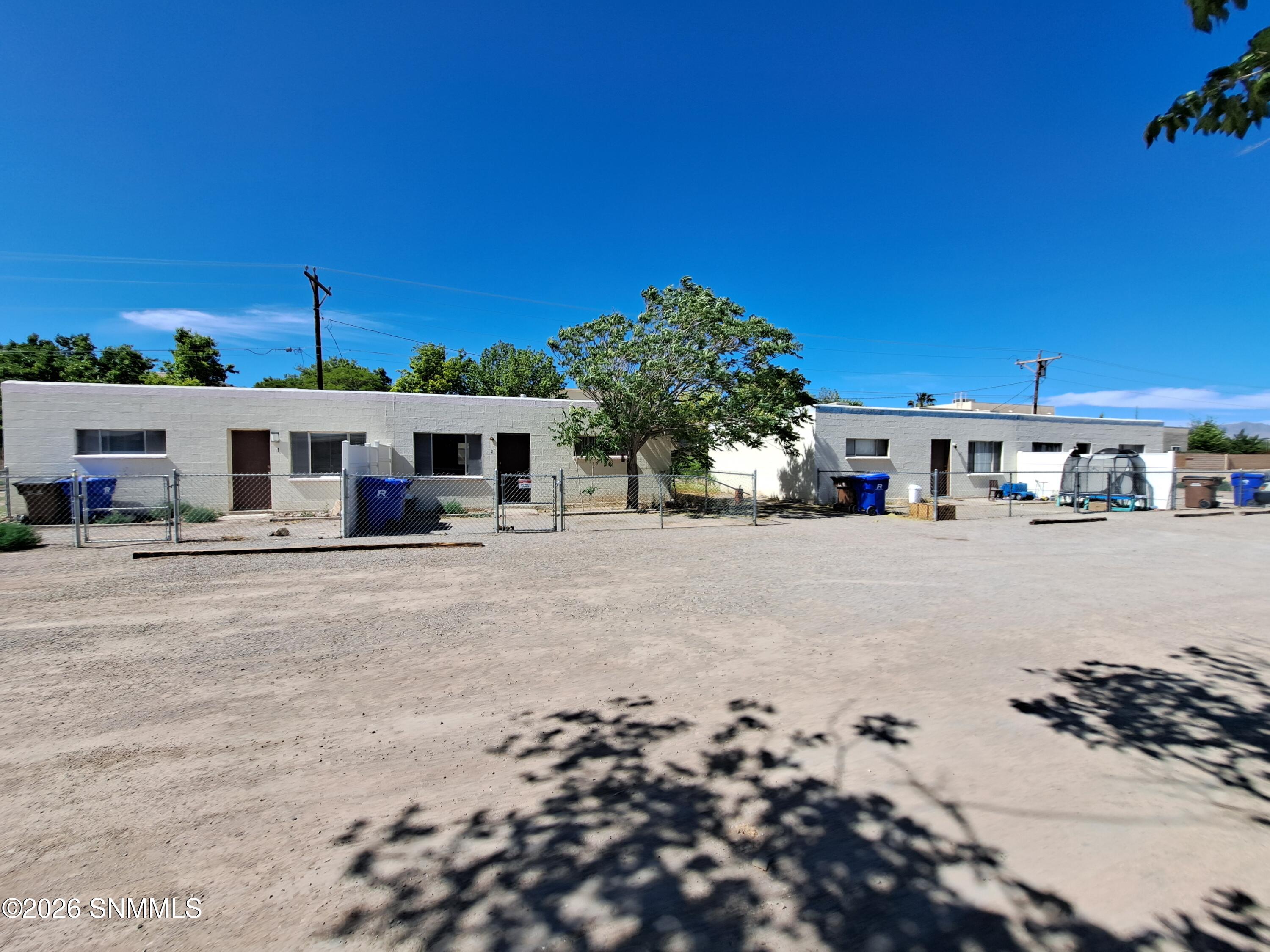 Parking and both duplexes