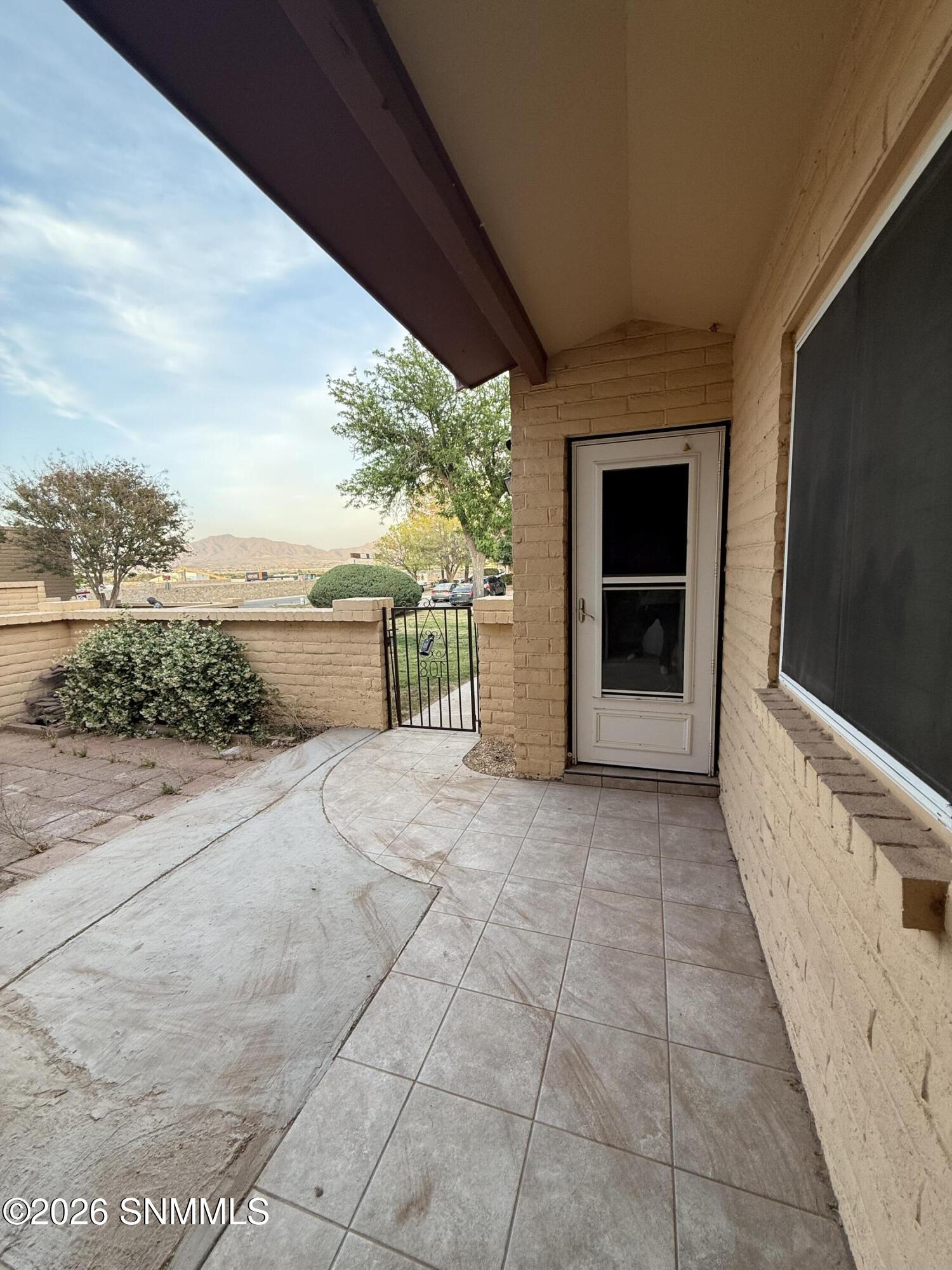 Walkway to Garage
