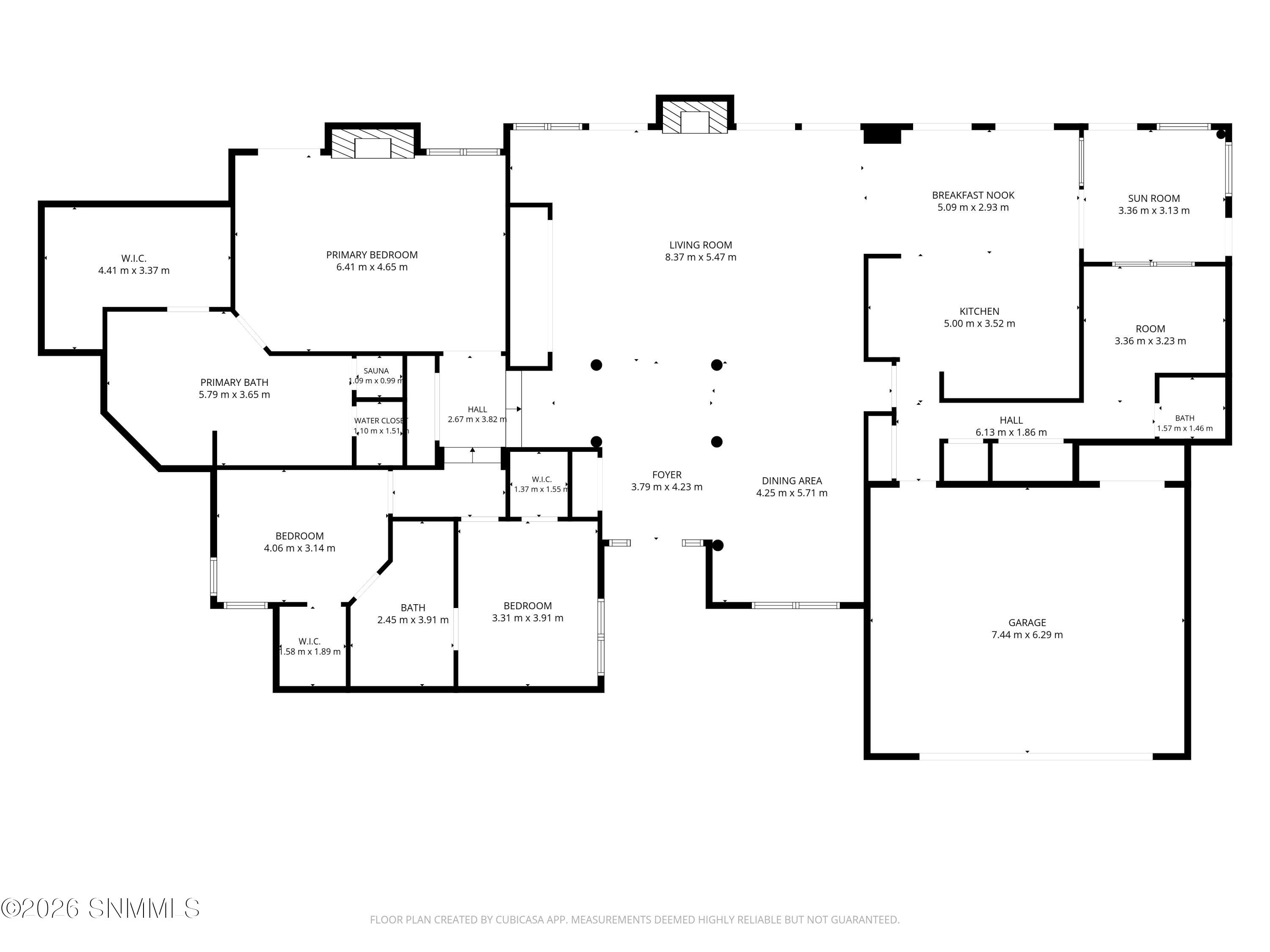2D Floor Plan for 6887 Via Emma 2