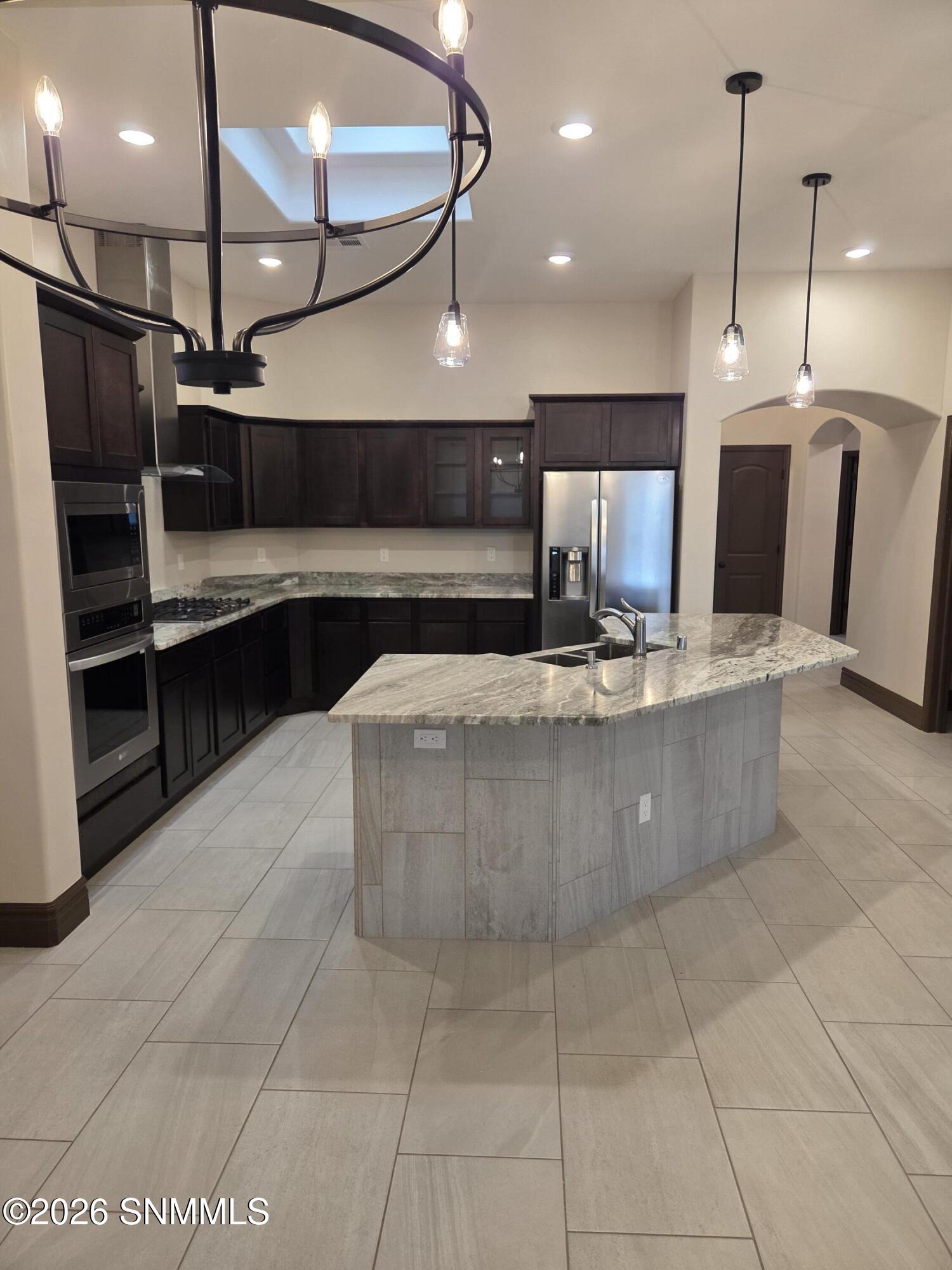 from dining to kitchen